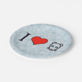 私はラットを愛します ペーパープレート (アングル)