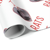 私はラットを愛します! ラッピングペーパー (ロールコーナー)