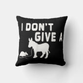 私はラットギフト与えドバーは、動物のおもしろいジョークではない クッション (裏面)