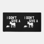 私はラットギフト与えドバーは、動物のおもしろいジョークではない デスクマット (正面)