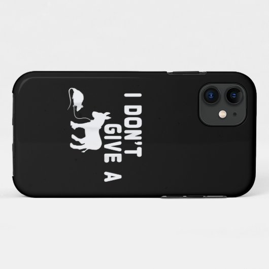 私はラットギフト与えドバーは、動物のおもしろいジョークではない Case-Mate iPhoneケース (裏面(横))