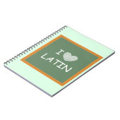 私はラテンを愛します ノートブック (左側)