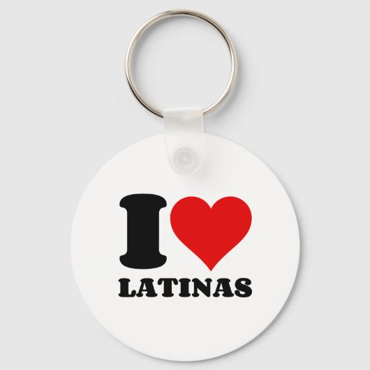 私はラテン系ハート キーホルダー (正面)