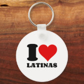 私はラテン系ハート キーホルダー (正面)