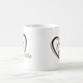 私はラテ|のマグ愛します コーヒーマグカップ (中央)