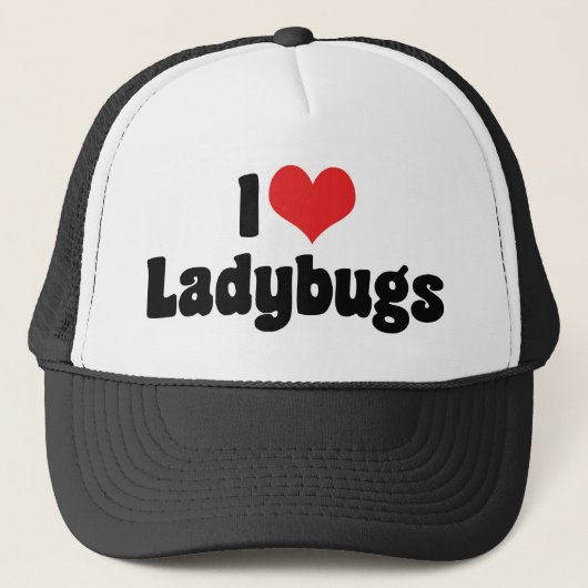 私はラディバグハートを愛する – Ladybug愛好家 キャップ (正面)