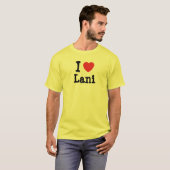私はラニ·ハートTシャツが好きです Tシャツ (正面フル)