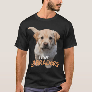 私はラブラダーシャツが愛犬家好き。 Tシャツ