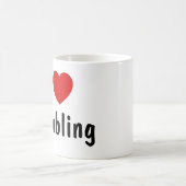 私はラブリングが大好き コーヒーマグカップ (中央)
