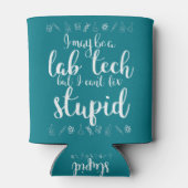 私はラボテックかもしれないが、私は愚かなホワイトを修正できない 缶クーラー (裏面)