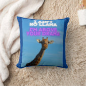 私はラマではない、私はあなたのドラマのキリンより上にいる クッション (ブランケット)