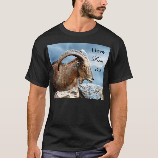 私はラムが大好き Tシャツ (正面)