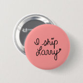 私はラリー<3ボタンを出荷します 缶バッジ (正面&裏面)