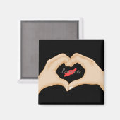 私はランサローテイマンが大好き マグネット (正面/裏面)