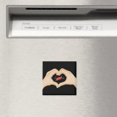 私はランサローテイマンが大好き マグネット (インサイチュ (食洗機))