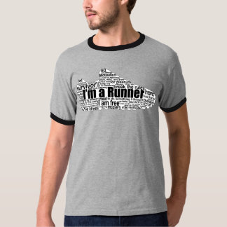 私はランナーです Tシャツ