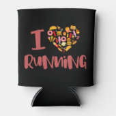私はランニング食べ物が大好き 缶クーラー (正面)