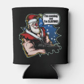 私はランボ来クリスマスサンタを殺しおもしろいている 缶クーラー (裏面)