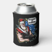 私はランボ来クリスマスサンタを殺しおもしろいている 缶クーラー (缶裏面)