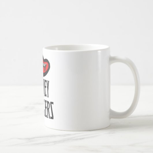 私はラーテルを愛します コーヒーマグカップ (右)
