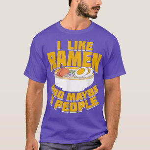 私はラーメンが好きで、多分3人476 Tシャツ