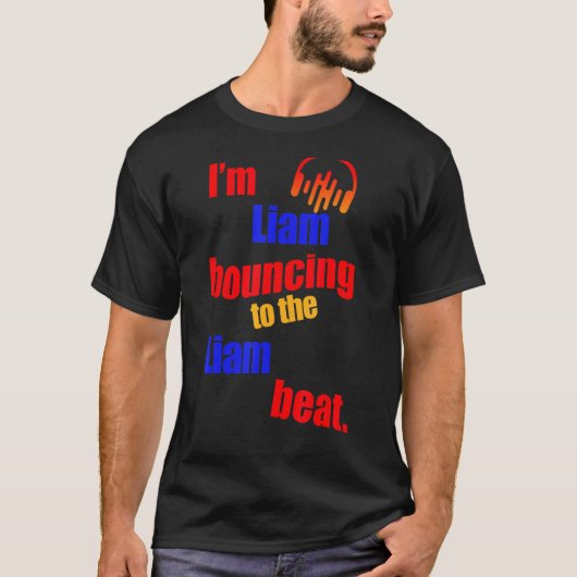 私はリアムリアムにバウンスしている Tシャツ (正面)
