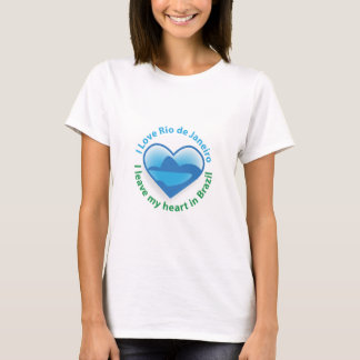 私はリオデジャネイロを愛します-私はブラジルの私のハートを残します Tシャツ