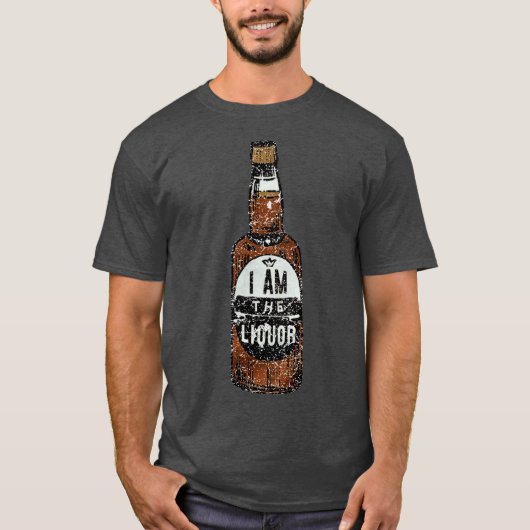 私はリカーです Tシャツ (正面)