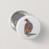 私はリサイクルします 缶バッジ (正面&裏面)