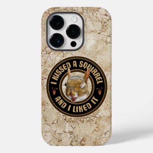 私はリスにキス – パロディおもしろい Case-Mate iPhoneケース (裏面)