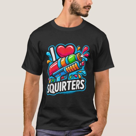 私はリスの夏が大好き Tシャツ (正面)