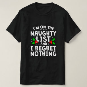 私はリストいけなに載っていて何も後悔しない Tシャツ