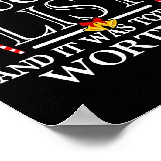 私はリストに入いけなっていて、私の価値は完全に高かった ポスター (角)