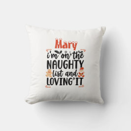 「私はリストに入っていけなそれを愛している」デザイン クッション