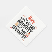 「私はリストに入っていけなそれを愛している」デザイン スタンダードランチョンナプキン (角)