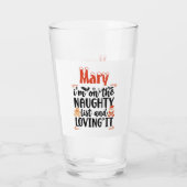 「私はリストに入っていけなそれを愛している」デザイン タンブラーグラス (裏面)