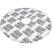 「私はリストに入っていけなそれを愛している」デザイン ブラッシュドポリエステルツリースカート (アングル)