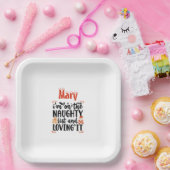 「私はリストに入っていけなそれを愛している」デザイン ペーパープレート (パーティー)