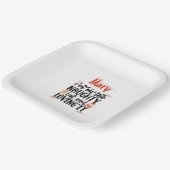 「私はリストに入っていけなそれを愛している」デザイン ペーパープレート (傾斜あり)