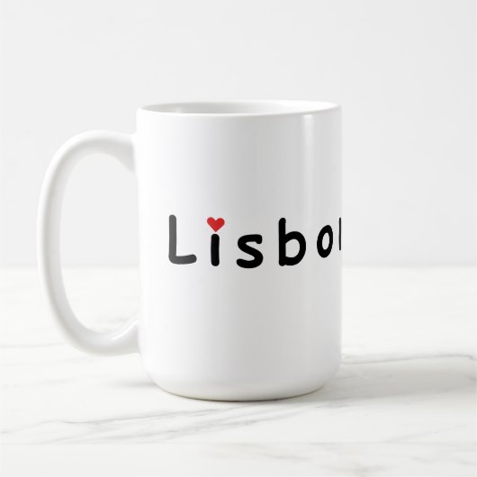 私はリスボンが大好き コーヒーマグカップ (左)