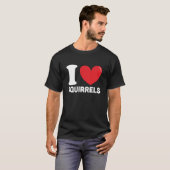 私はリス最高のリス愛の贈り物 Tシャツ (正面フル)
