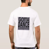 私はリズム白いTを持っています Tシャツ (裏面)