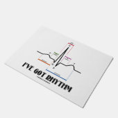 私はリズムECG EKGの心電図を持っています ドアマット (アングル)