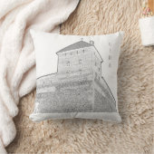 私はリダベラルーシ建築キャッスルスケッチが大好き クッション (ブランケット)