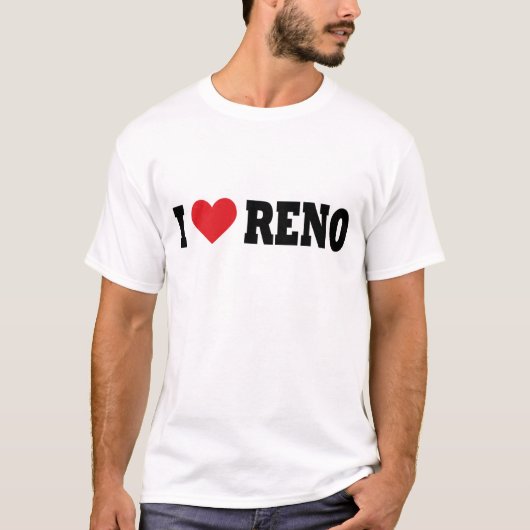 私はリノが大好きTシャツ Tシャツ (正面)