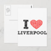 私はリバプールが大好き ポストカード (正面/裏面)