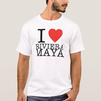 私はリビエラのマヤを愛します Tシャツ
