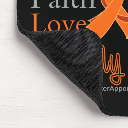 私はリボンのコラージュのいとこ-白血病--を身に着けています マウスパッド (コーナー)