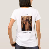 私はリマの聖バラが大好き Tシャツ (裏面)