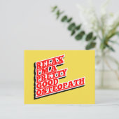 私はリラックス良い骨孔かわいらしです ポストカード (スタンド正面)